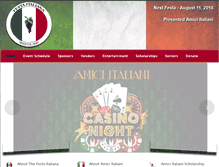 Tablet Screenshot of festaitalianawooster.com